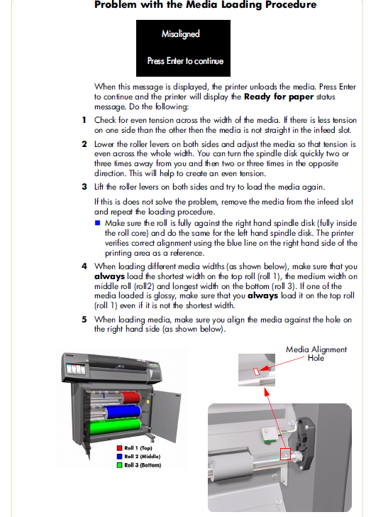 HP Designjet 1000 Multi Roll Service Manual-4